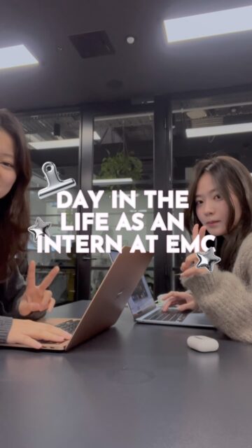 Spend a day with the EMC interns! See what really goes on behind the scenes#EMCMelbourne #workdaylife #marketingagency #melbournemarketing