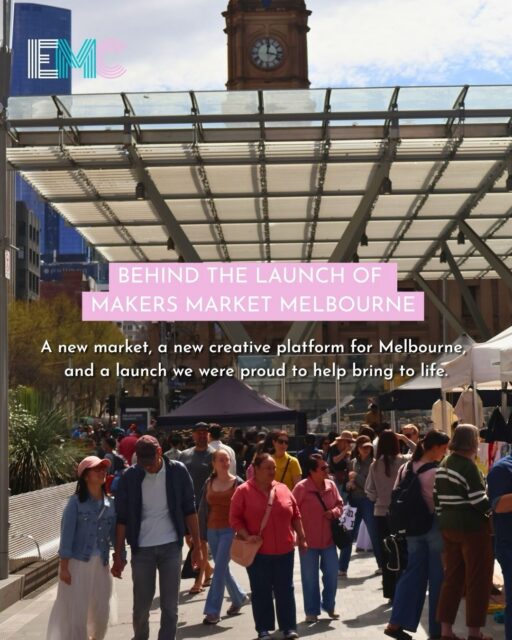 Here’s what we did for @makers.market.melbourne ✨An exciting new market in the heart of Melbourne CBD.#EMC #SocialMediaManagement #MakersMarketMelbourne